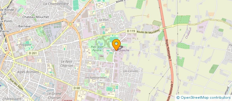 localisation de l'entreprise JOEL VALENCE PRODUCTION  VALENCE