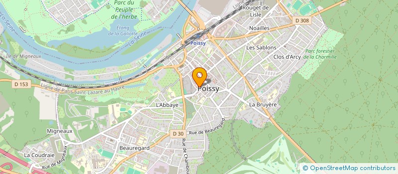 localisation de l'entreprise JOELEC  POISSY