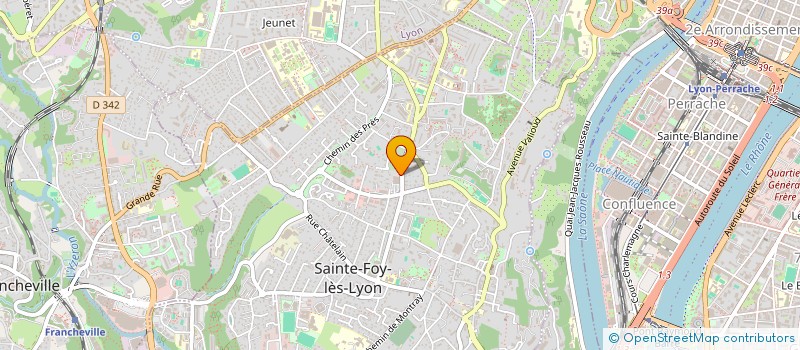 localisation de l'entreprise JOELISE  SAINTE-FOY-LES-LYON