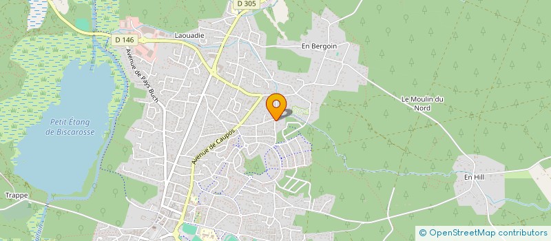 localisation de l'entreprise JOELLE  BISCARROSSE