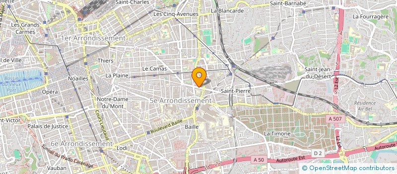 localisation de l'entreprise JOELLE BOUTIQUE à MARSEILLE