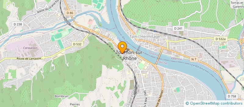 localisation de l'entreprise JOELLE D à TOURNON-SUR-RHONE