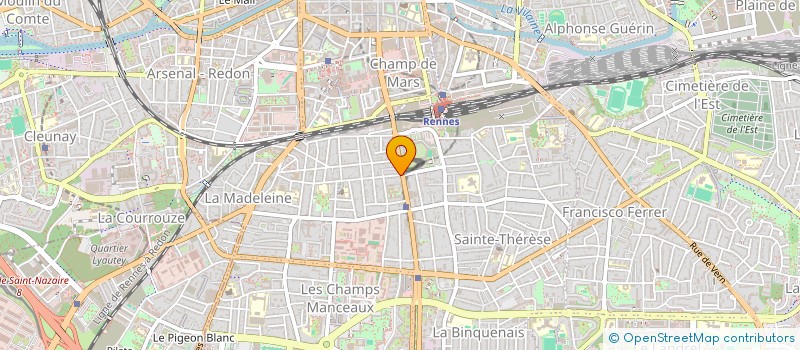 localisation de l'entreprise JOELLE DIFFUSION à RENNES