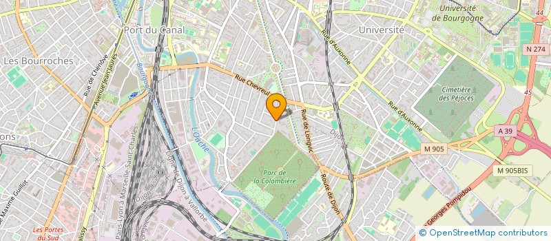 localisation de l'entreprise JOELLE ET PIERRE à DIJON