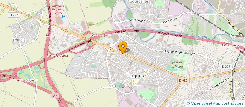 localisation de l'entreprise JOELLE FLEURS ACTUELLES  TINQUEUX