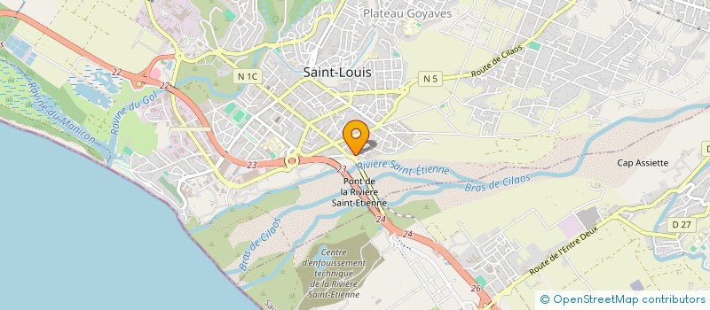 localisation de l'entreprise JOELLE FRANTZ PIECES AUTOS à SAINT-LOUIS