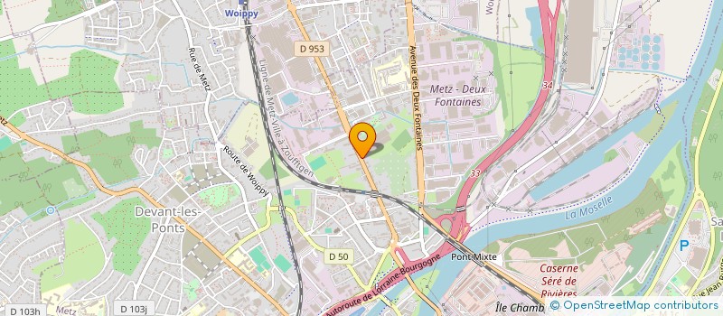 localisation de l'entreprise JOELLE GYM TONIC à METZ