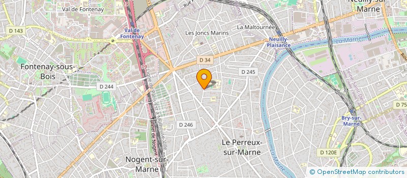 localisation de l'entreprise JOELY  LE PERREUX-SUR-MARNE