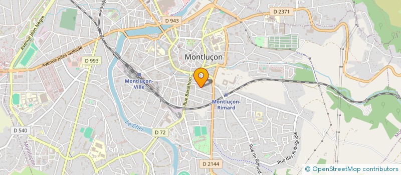 localisation de l'entreprise JOEMO à MONTLUCON