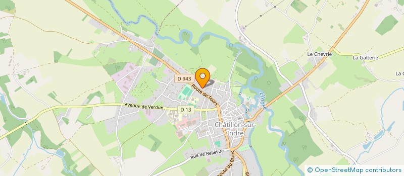 localisation de l'entreprise JOENNEY HENON à CHATILLON-SUR-INDRE
