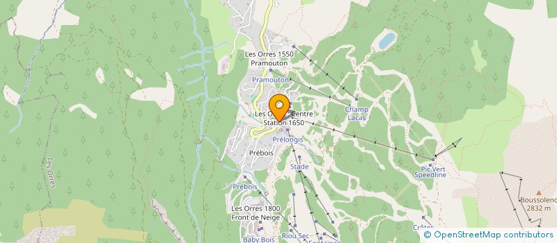 localisation de l'entreprise JOETVA à LES ORRES
