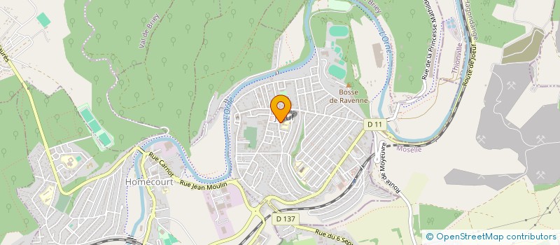 localisation de l'entreprise JOEUF HALTEROPHILE-MUSCULATION  JUF