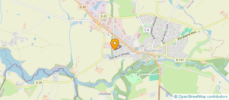 localisation de l'entreprise JOEZ  MAULEVRIER