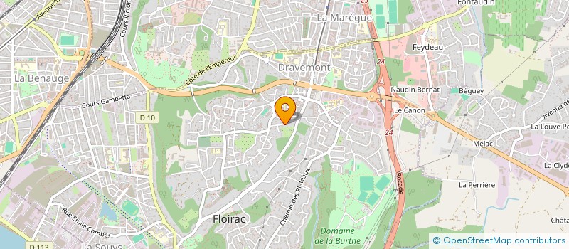 localisation de l'entreprise JOFAT  FLOIRAC