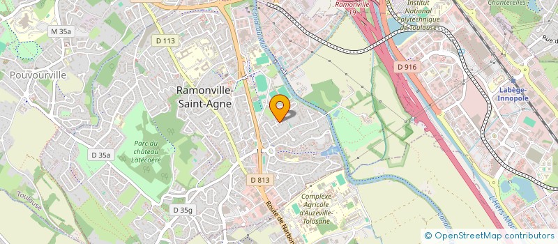 localisation de l'entreprise JOFAUJON  RAMONVILLE-SAINT-AGNE