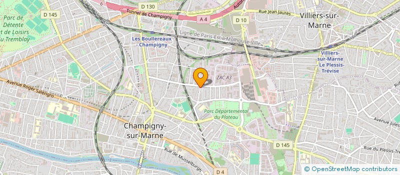 localisation de l'entreprise JOFER à CHAMPIGNY-SUR-MARNE