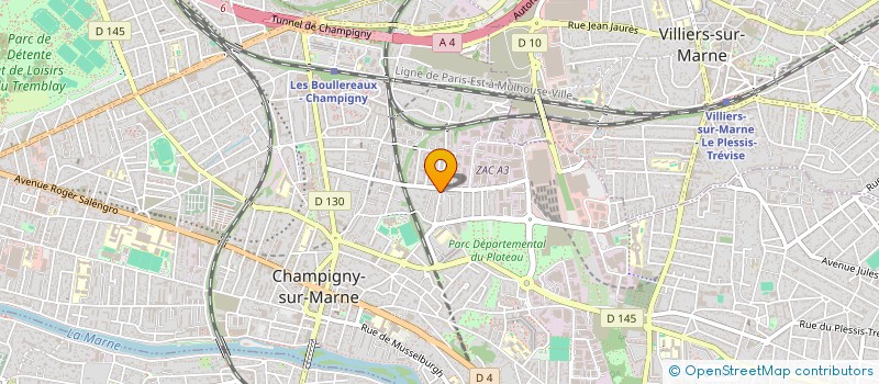 localisation de l'entreprise JOFER BATIMENT à CHAMPIGNY-SUR-MARNE