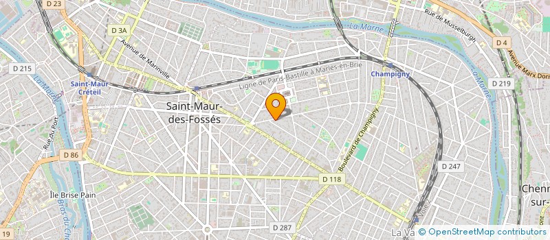 localisation de l'entreprise JOFFRE 22BIS à SAINT-MAUR-DES-FOSSES