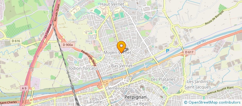 localisation de l'entreprise JOFFRE  PERPIGNAN