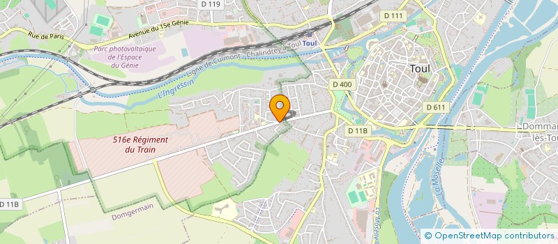 localisation de l'entreprise JOFFRE  ECROUVES