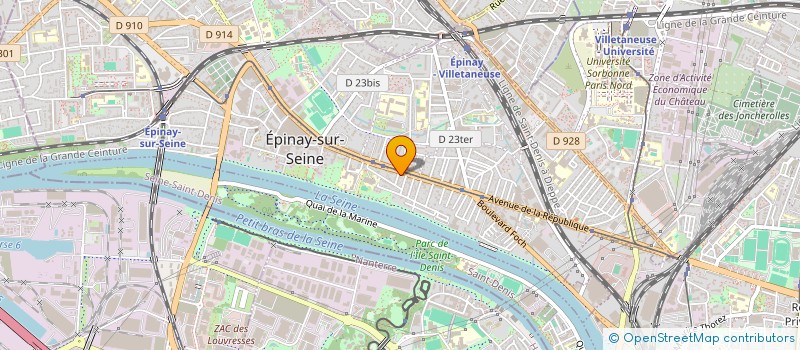localisation de l'entreprise JOFFRE FRANCHE à EPINAY-SUR-SEINE