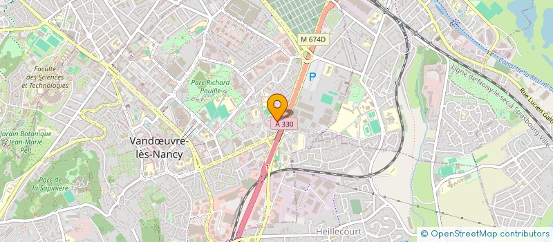 localisation de l'entreprise JOFFRE NANCY  VANDUVRE-LES-NANCY