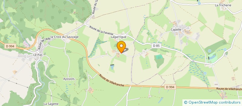 localisation de l'entreprise JOFFRE RENE ET PAULETTE  DRUELLE BALSAC