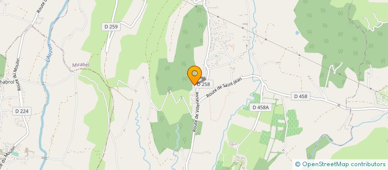 localisation de l'entreprise JOFFRE TRAVAUX PUBLICS à MIRABEL