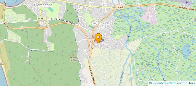 localisation de l'entreprise JOFFREY B HOLDING  LA BARRE-DE-MONTS