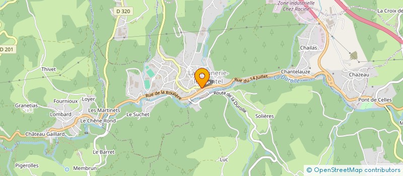 localisation de l'entreprise JOFFREY CAROLINE à LA MONNERIE-LE-MONTEL