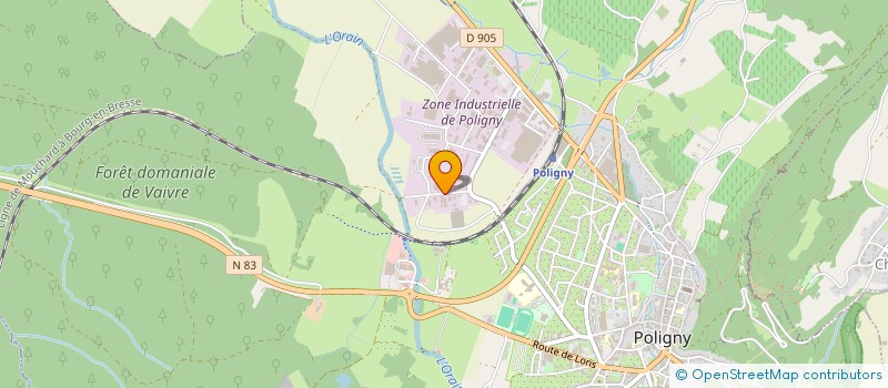 localisation de l'entreprise JOFFROY DAMIEN BAT' à POLIGNY
