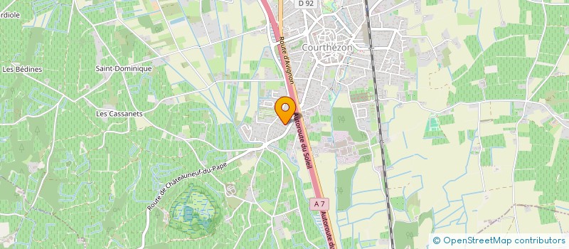 localisation de l'entreprise JOFIMMO GESTION  COURTHEZON