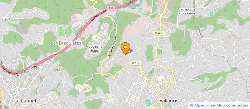 localisation de l'entreprise JOFITSPORT06  VALLAURIS