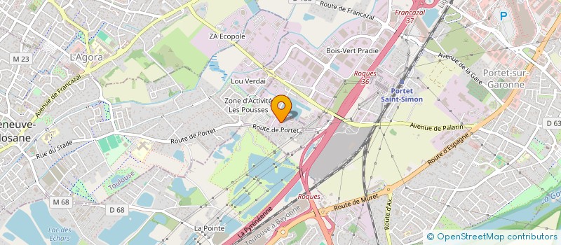 localisation de l'entreprise JOFLOBA à VILLENEUVE-TOLOSANE
