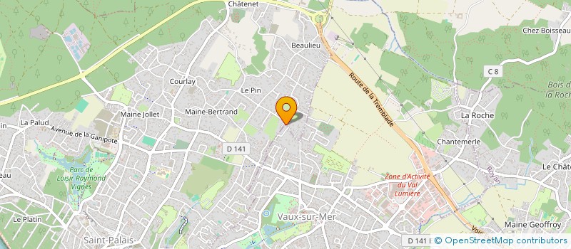 localisation de l'entreprise JOFLORIANDA  SAINT-PALAIS-SUR-MER