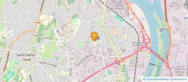 localisation de l'entreprise JOFO  OULLINS-PIERRE-BENITE