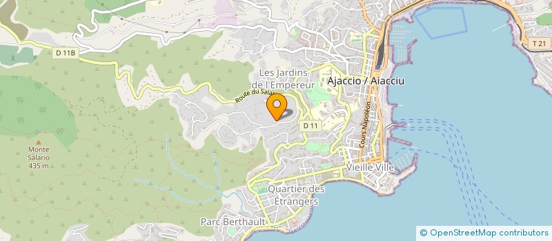 localisation de l'entreprise JOFRA à AJACCIO