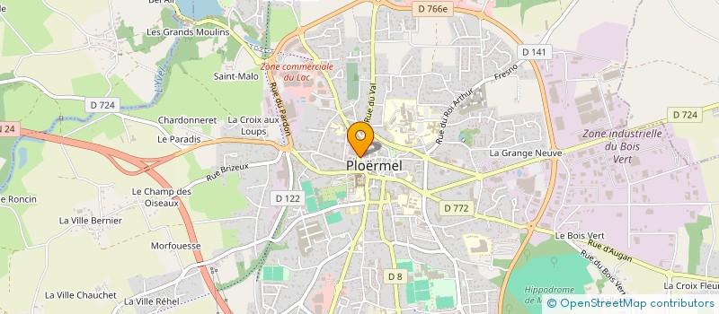 localisation de l'entreprise JOG  PLOERMEL