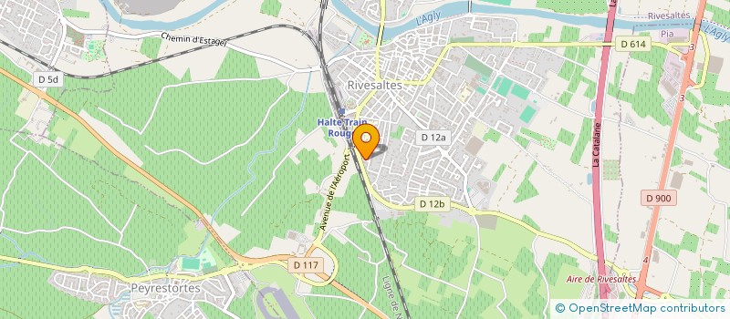 localisation de l'entreprise JOG 66  RIVESALTES