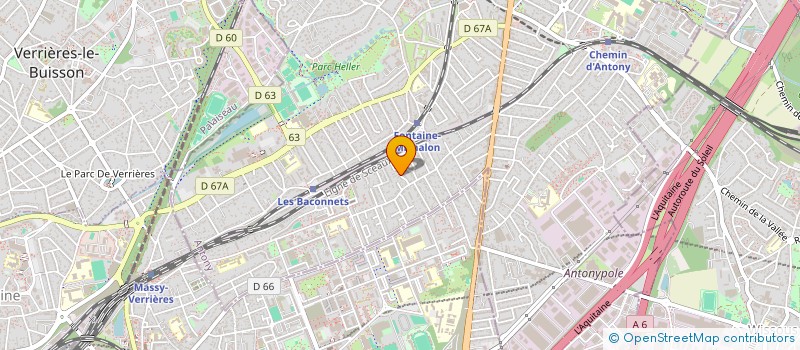 localisation de l'entreprise JOGA à ANTONY