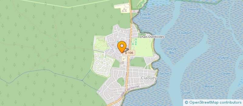 localisation de l'entreprise JOGA BD&C  LEGE-CAP-FERRET