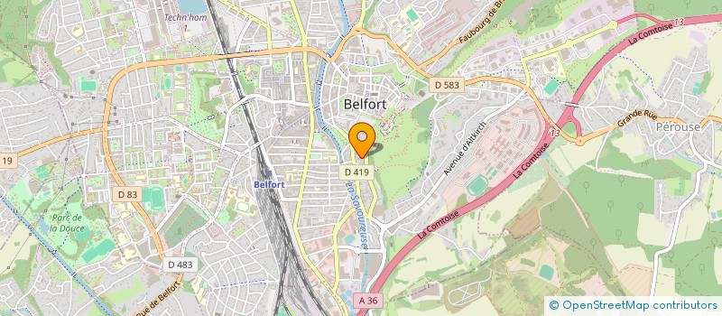 localisation de l'entreprise JOGA BONITO à BELFORT