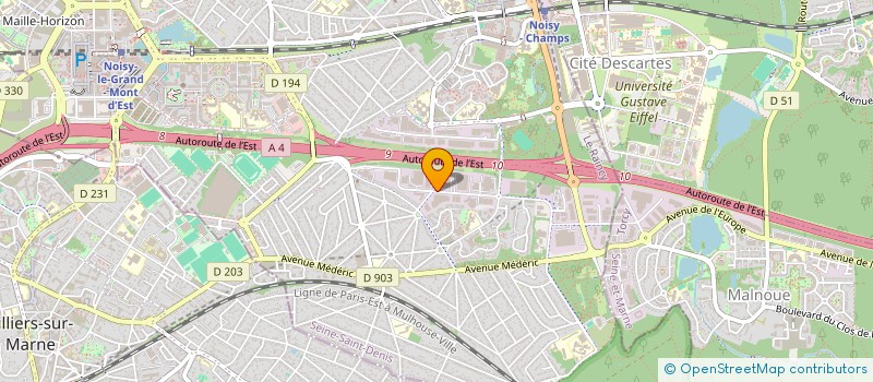 localisation de l'entreprise JOGA FUTBOL à NOISY-LE-GRAND