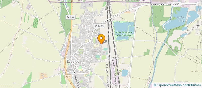 localisation de l'entreprise JOGAB  LAPALUD