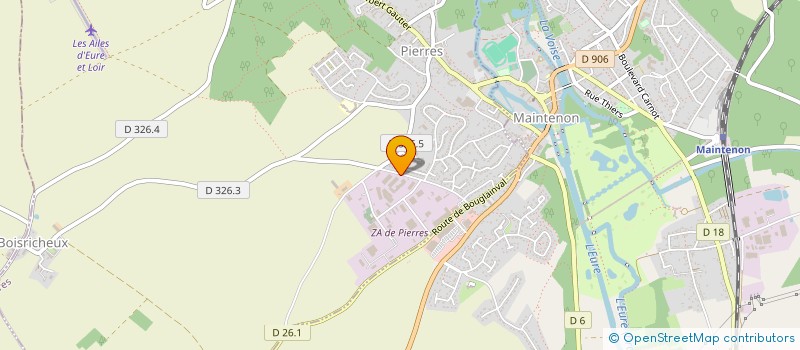 localisation de l'entreprise JOGAM à PIERRES