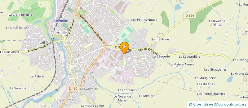 localisation de l'entreprise JOGAM COMPOSANTS à CHEMILLE-EN-ANJOU