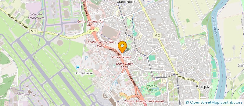 localisation de l'entreprise JOGE  BLAGNAC