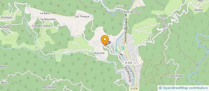localisation de l'entreprise JOGG'ATTITUDE VALS  VALS-LES-BAINS