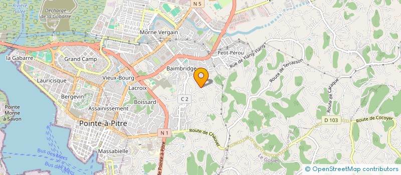 localisation de l'entreprise JOGGER'S-SPORT à LES ABYMES