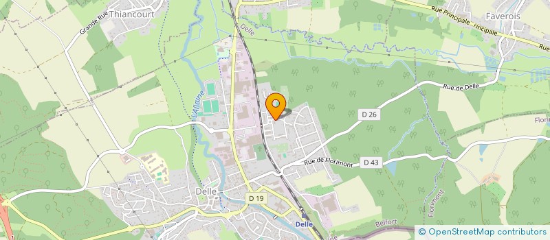 localisation de l'entreprise JOGGING 90 à DELLE